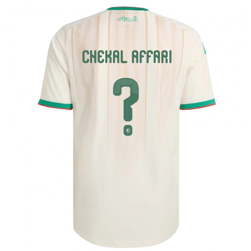 Danxen Hombre Camiseta Argelia Hadji Chekal Affari #0 Marfil Verde Rojo 1ª Equipación 26-28 La Camisa México
