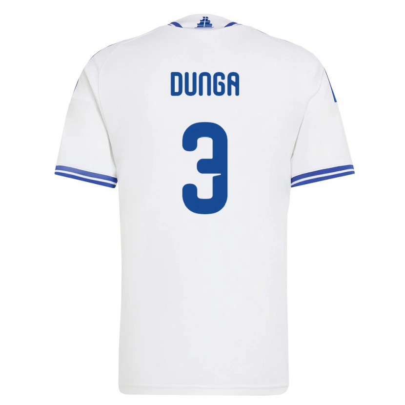 Danxen Hombre Camiseta Grecia Bedri Dunga #3 Blanco Azul 1ª Equipación 26-28 La Camisa México
