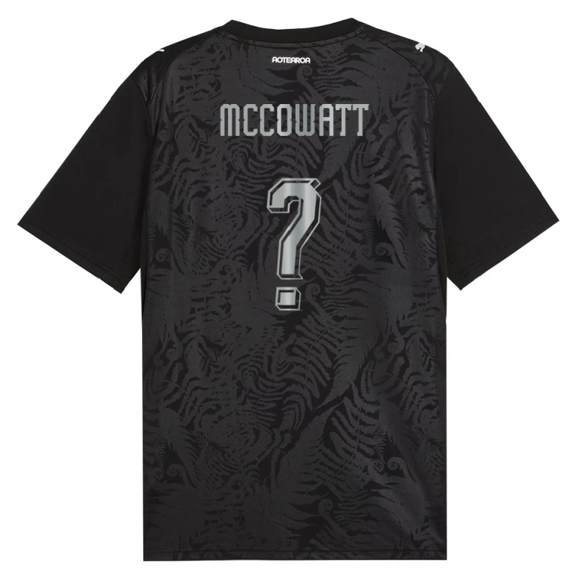 Danxen Hombre Camiseta Nueva Zelanda Callum Mccowatt #0 Blanco Negro Gris 1ª Equipación 26-28 La Camisa México