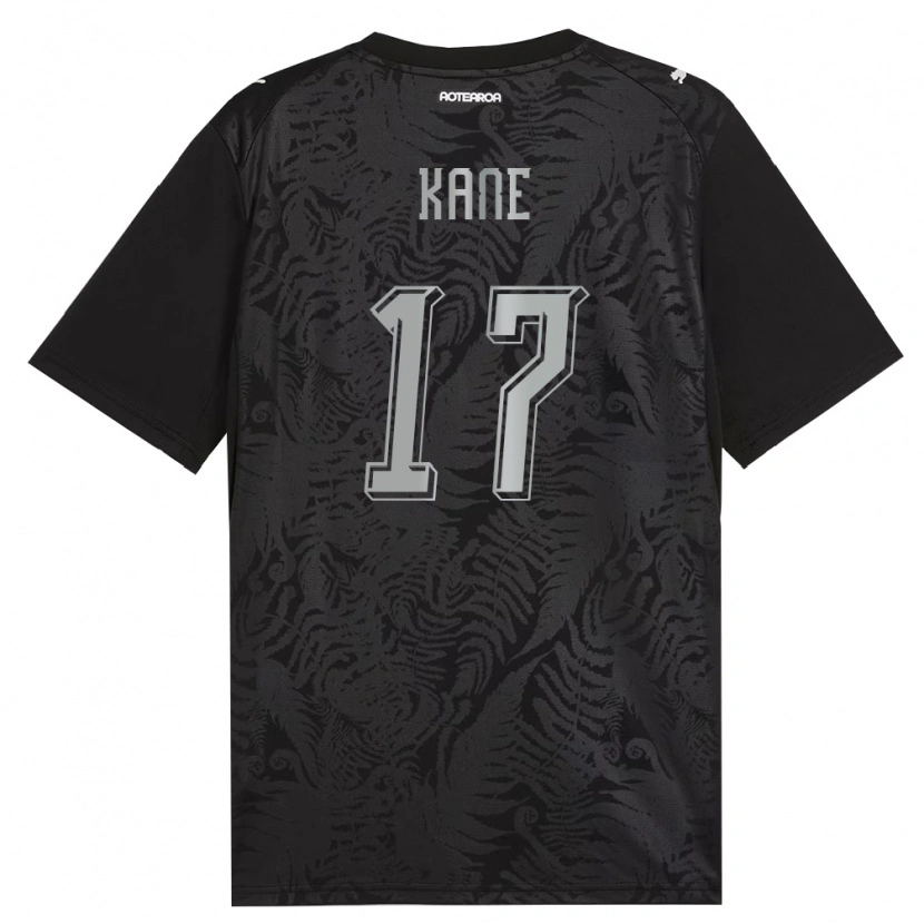 Danxen Hombre Camiseta Nueva Zelanda Sean Kane #17 Blanco Negro Gris 1ª Equipación 26-28 La Camisa México