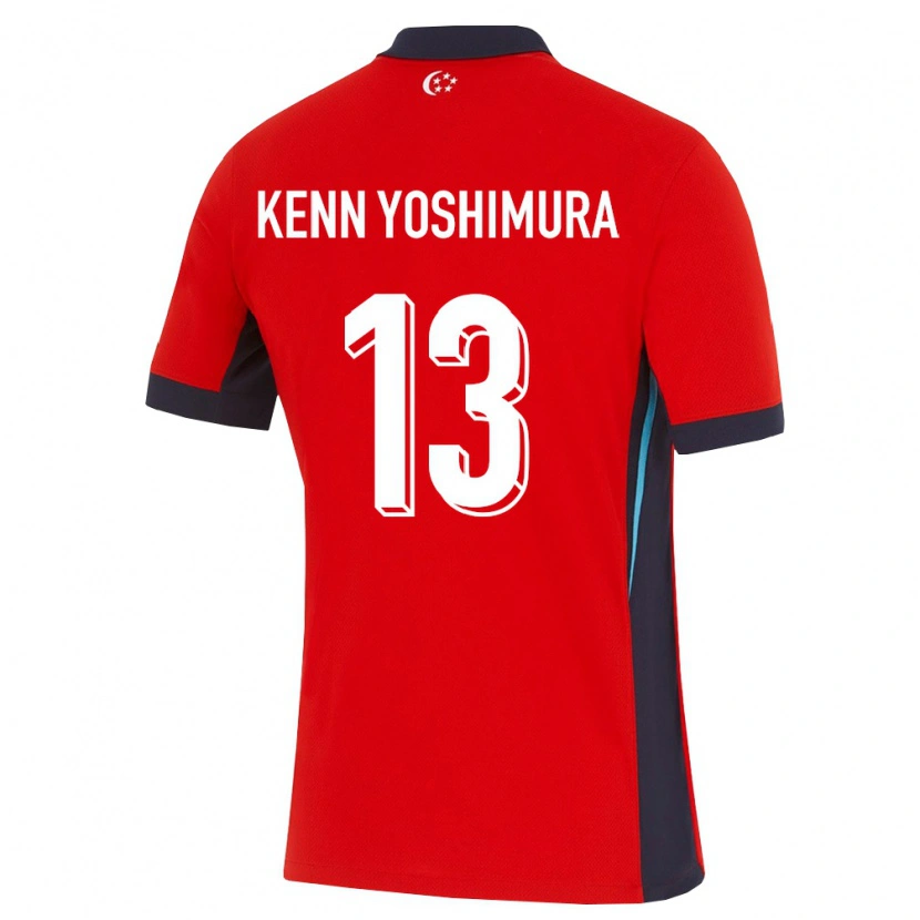 Danxen Hombre Camiseta Singapur Junki Kenn Yoshimura #13 Rojo Blanco Negro 1ª Equipación 26-28 La Camisa México