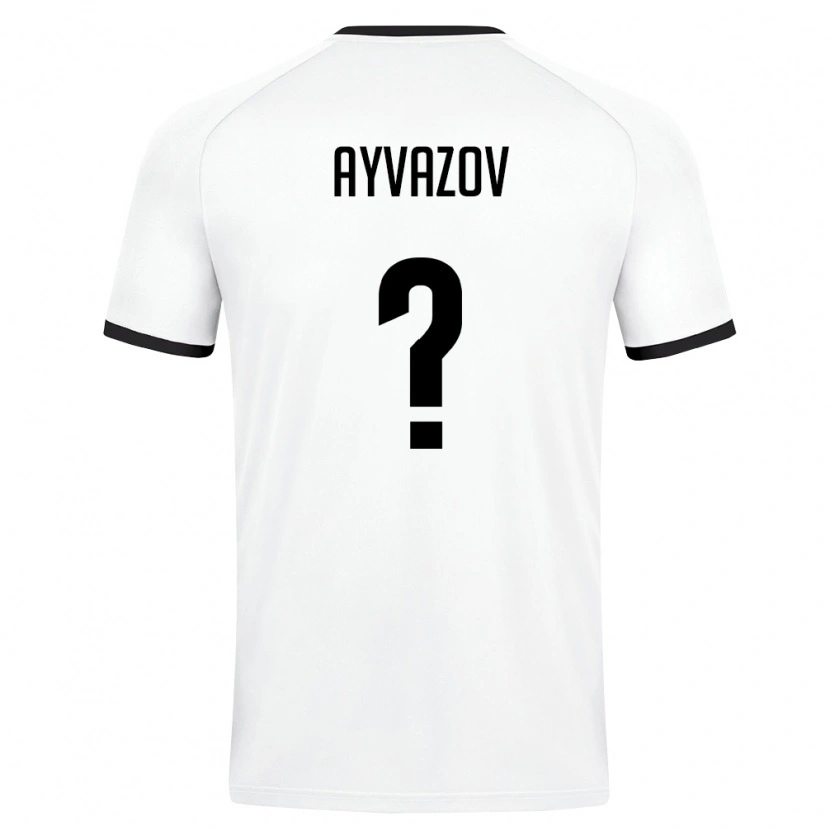 Danxen Hombre Camiseta Uzbekistán Rafik Ayvazov #0 Blanco Verde Oscuro 2ª Equipación 26-28 La Camisa México