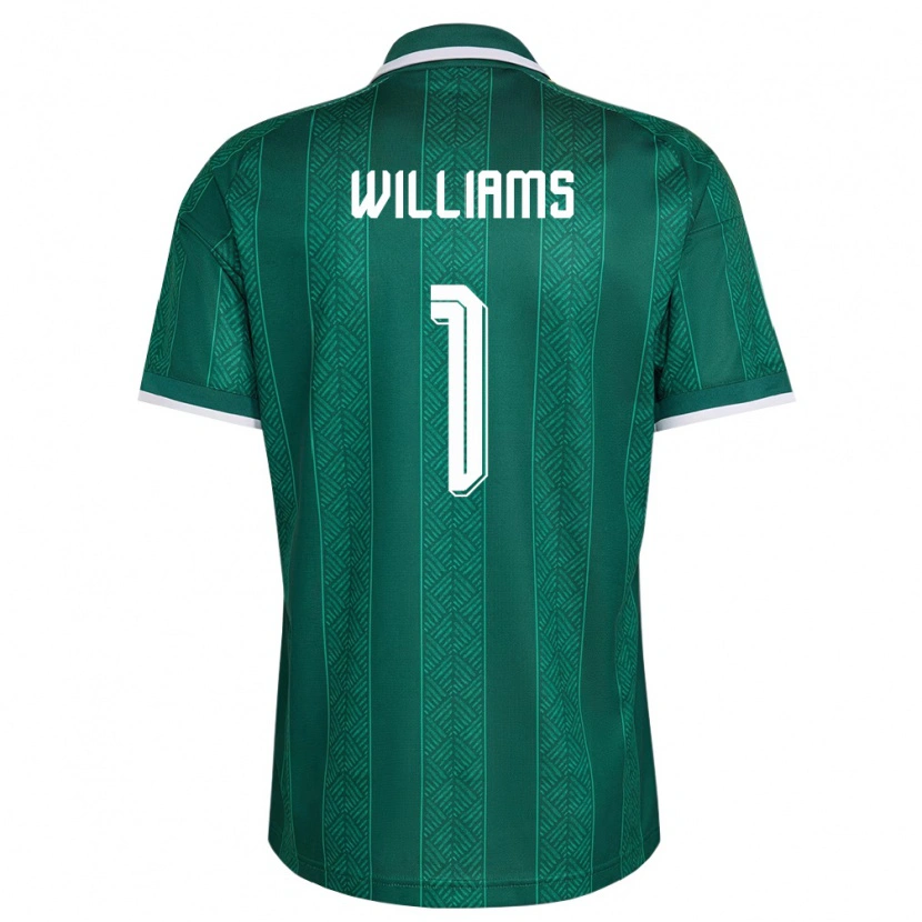 Danxen Hombre Camiseta Sudáfrica Ronwen Williams #1 Verde Blanco Oro 2ª Equipación 26-28 La Camisa México