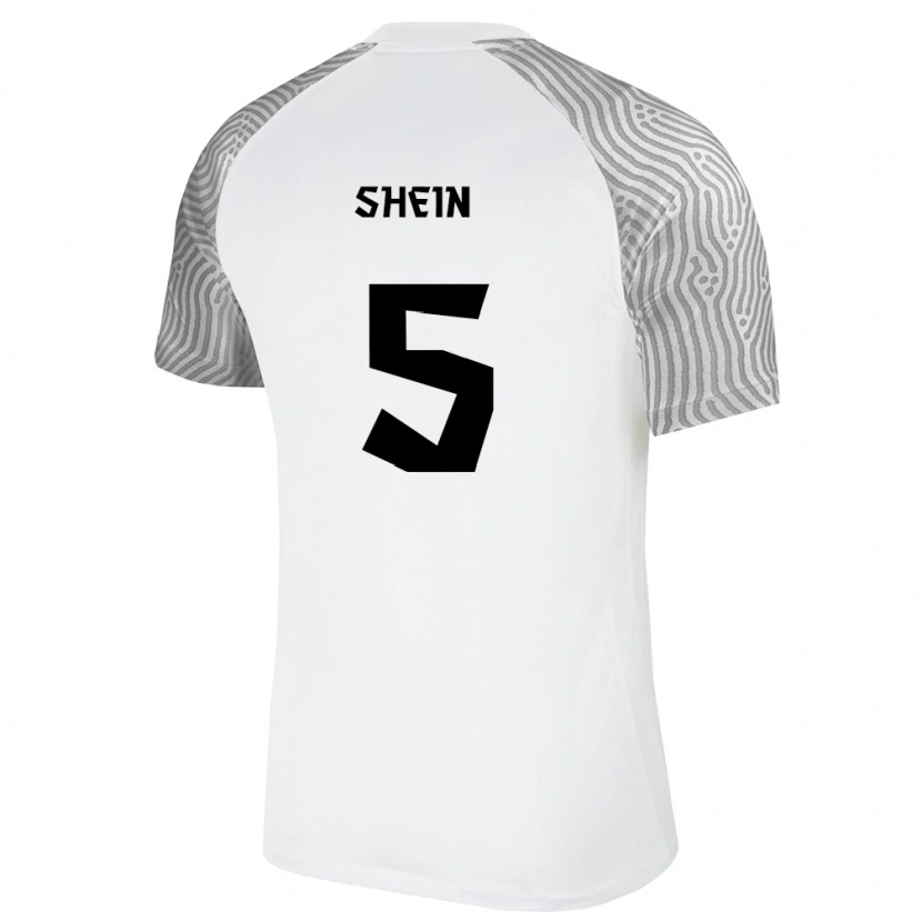 Danxen Hombre Camiseta Estonia Rocco Shein #5 Blanco Gris 2ª Equipación 26-28 La Camisa México