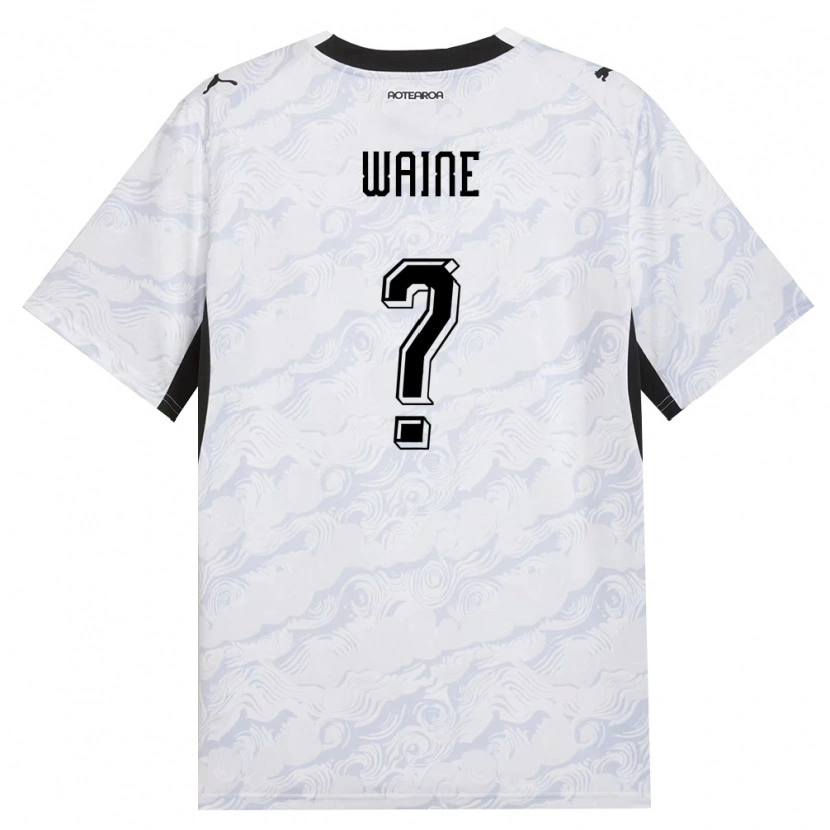 Danxen Hombre Camiseta Nueva Zelanda Ben Waine #0 Negro Blanco 2ª Equipación 26-28 La Camisa México