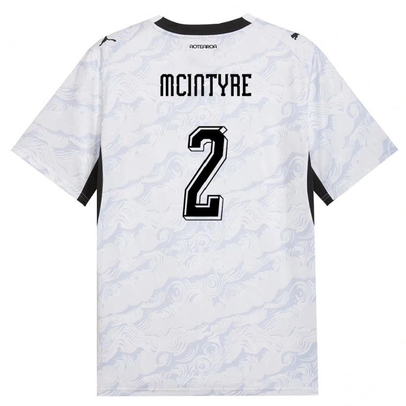 Danxen Hombre Camiseta Nueva Zelanda Joe Mcintyre #2 Negro Blanco 2ª Equipación 26-28 La Camisa México