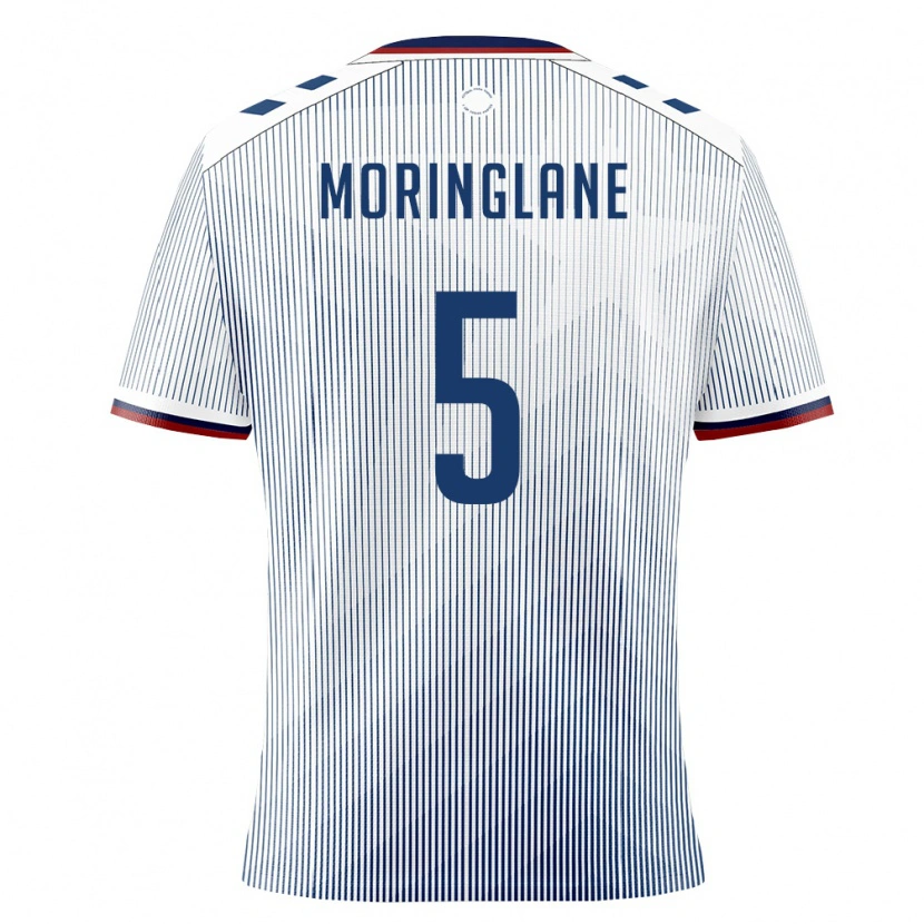Danxen Hombre Camiseta Puerto Rico Luis Moringlane #5 Azul Real Blanco 2ª Equipación 26-28 La Camisa México