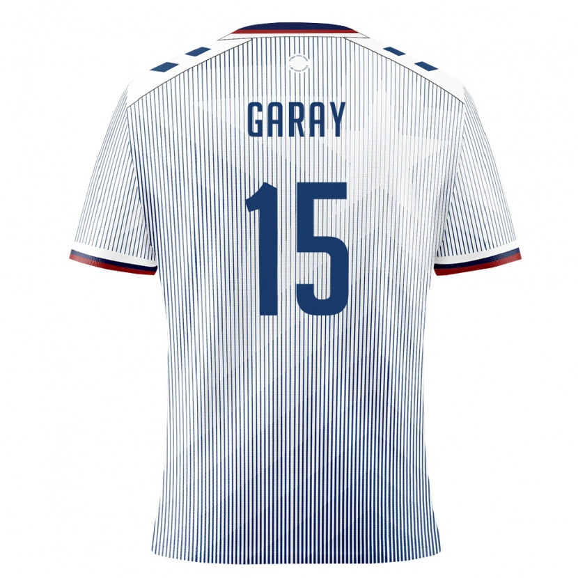 Danxen Hombre Camiseta Puerto Rico Ethan Garay #15 Azul Real Blanco 2ª Equipación 26-28 La Camisa México