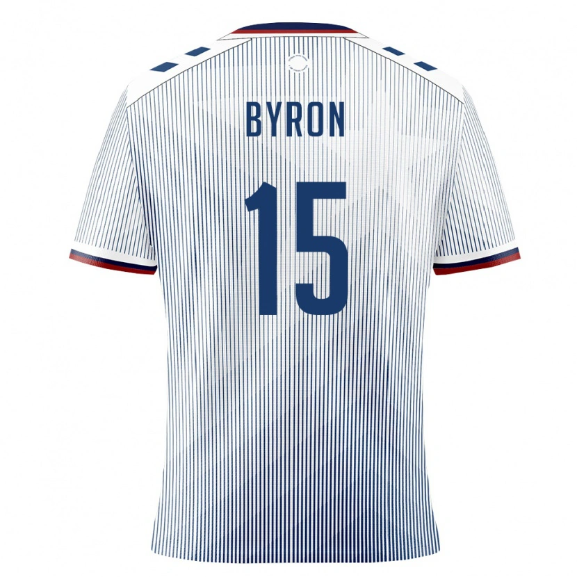 Danxen Hombre Camiseta Puerto Rico Samuel Byron #15 Azul Real Blanco 2ª Equipación 26-28 La Camisa México
