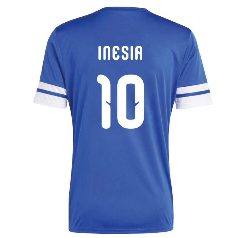 Danxen Mujer Camiseta Curazao Luigi Inesia #10 Marino Blanco 1ª Equipación 26-28 La Camisa México