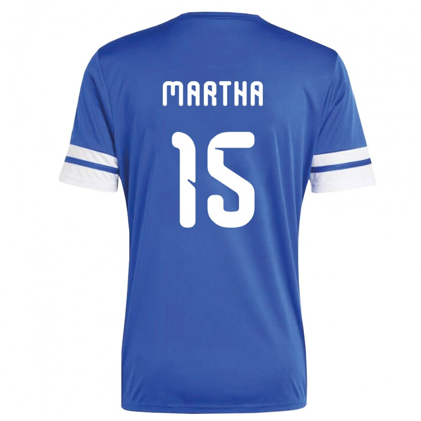 Danxen Mujer Camiseta Curazao Ar'jany Martha #15 Marino Blanco 1ª Equipación 26-28 La Camisa México