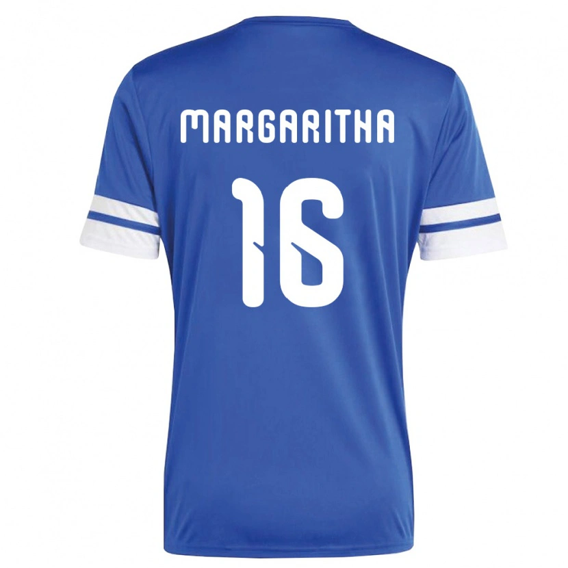Danxen Mujer Camiseta Curazao Jearl Margaritha #16 Marino Blanco 1ª Equipación 26-28 La Camisa México