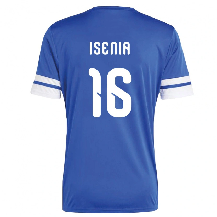 Danxen Mujer Camiseta Curazao Nathan Isenia #16 Marino Blanco 1ª Equipación 26-28 La Camisa México