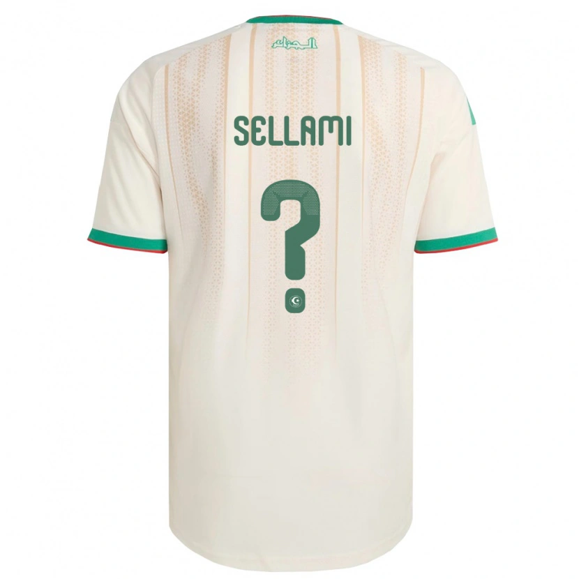 Danxen Mujer Camiseta Argelia Yanis Sellami #0 Marfil Verde Rojo 1ª Equipación 26-28 La Camisa México