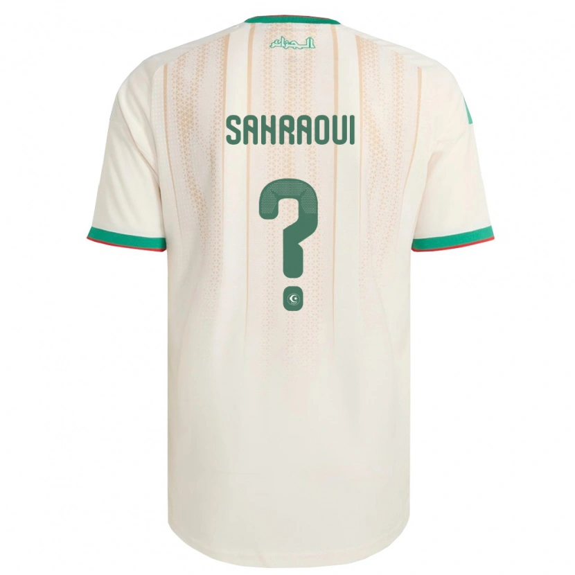 Danxen Mujer Camiseta Argelia Jebryl Sahraoui #0 Marfil Verde Rojo 1ª Equipación 26-28 La Camisa México
