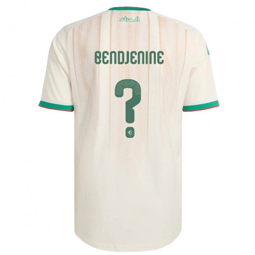 Danxen Mujer Camiseta Argelia Anes Bendjenine #0 Marfil Verde Rojo 1ª Equipación 26-28 La Camisa México