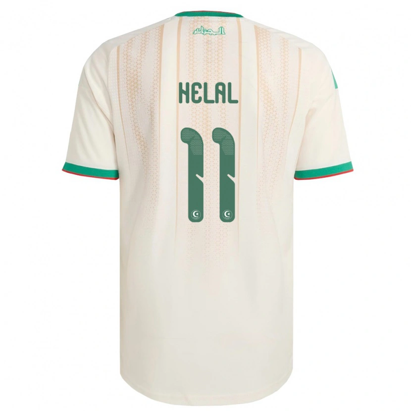 Danxen Mujer Camiseta Argelia Mounir Helal #11 Marfil Verde Rojo 1ª Equipación 26-28 La Camisa México