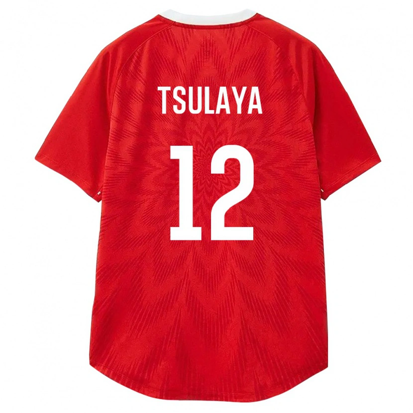 Danxen Mujer Camiseta Rusia Mikhail Tsulaya #12 Rojo Blanco Marrón 1ª Equipación 26-28 La Camisa México