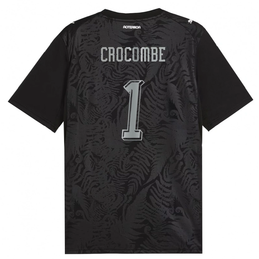 Danxen Mujer Camiseta Nueva Zelanda Max Crocombe #1 Blanco Negro Gris 1ª Equipación 26-28 La Camisa México