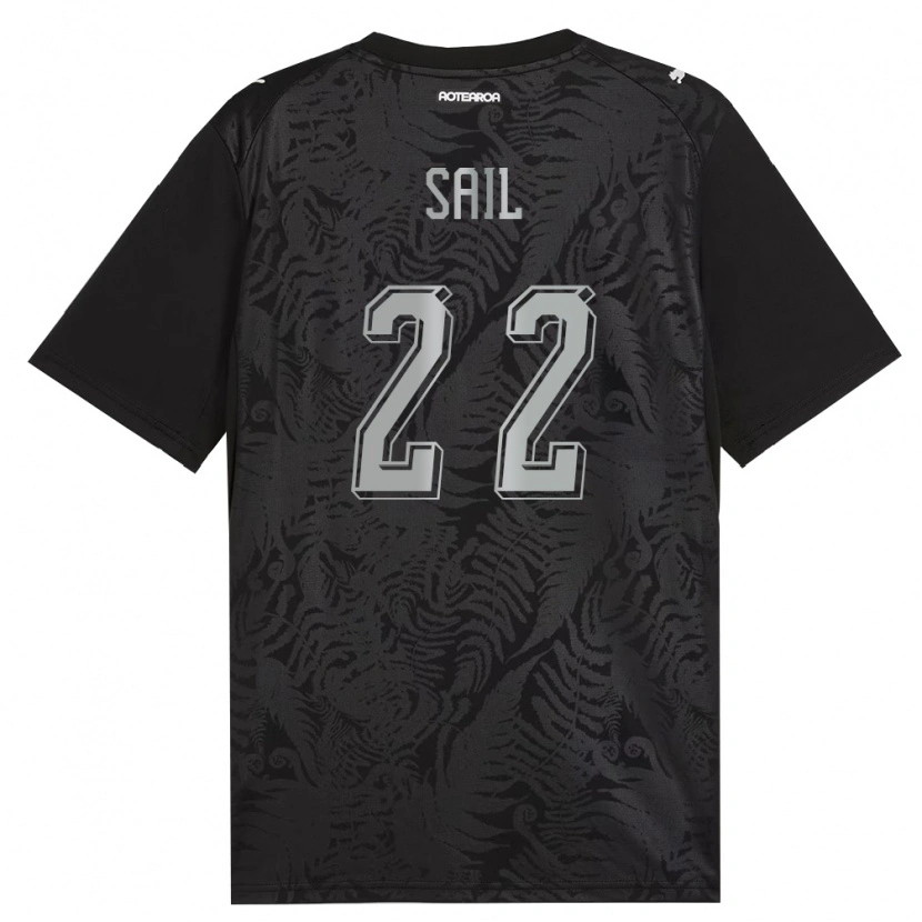 Danxen Mujer Camiseta Nueva Zelanda Oliver Sail #22 Blanco Negro Gris 1ª Equipación 26-28 La Camisa México