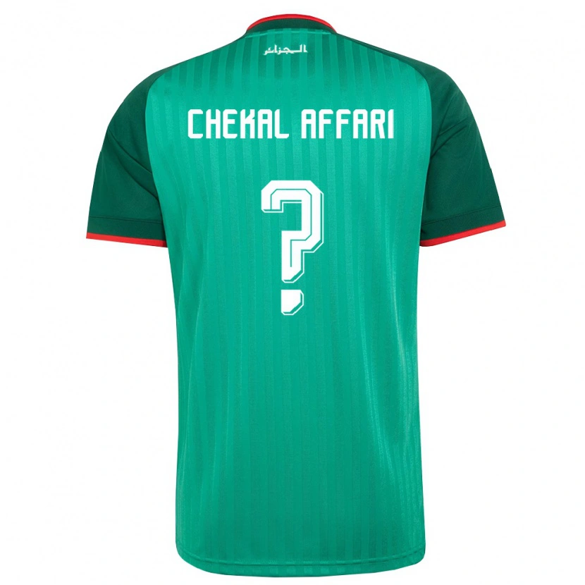 Danxen Mujer Camiseta Argelia Hadji Chekal Affari #0 Verde Rojo Blanco 2ª Equipación 26-28 La Camisa México