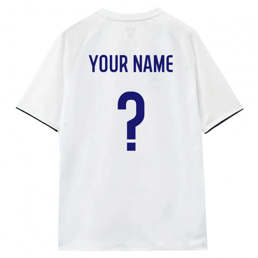 Danxen Mujer Camiseta Rusia Su Nombre #0 Blanco Marrón Negro 2ª Equipación 26-28 La Camisa México