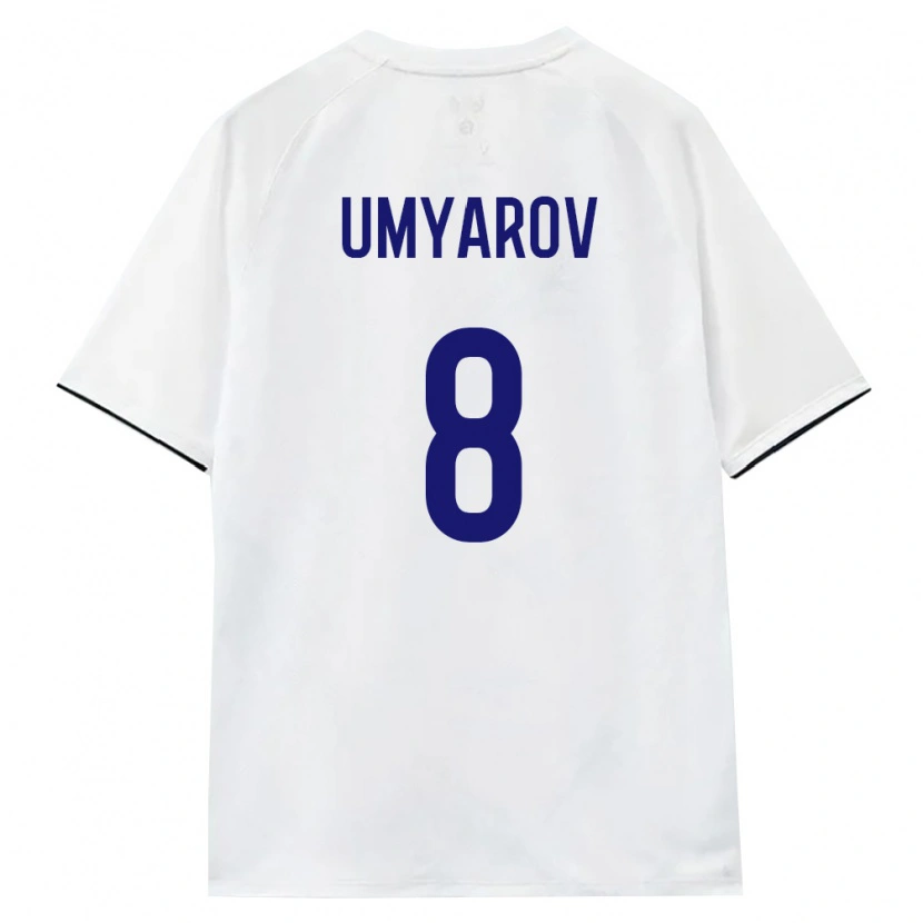 Danxen Mujer Camiseta Rusia Nail Umyarov #8 Blanco Marrón Negro 2ª Equipación 26-28 La Camisa México