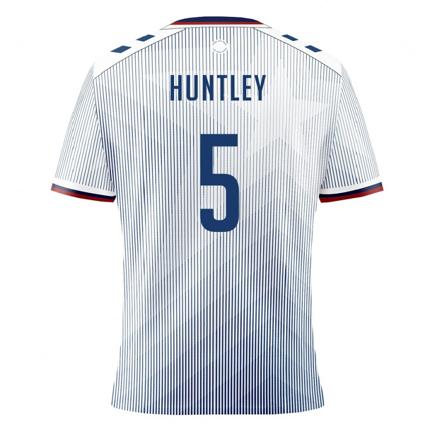 Danxen Mujer Camiseta Puerto Rico Marcelo Huntley #5 Azul Real Blanco 2ª Equipación 26-28 La Camisa México