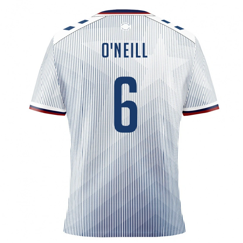 Danxen Mujer Camiseta Puerto Rico Juan O'neill #6 Azul Real Blanco 2ª Equipación 26-28 La Camisa México