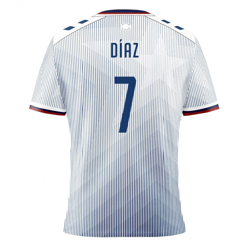Danxen Mujer Camiseta Puerto Rico Joldy Díaz #7 Azul Real Blanco 2ª Equipación 26-28 La Camisa México