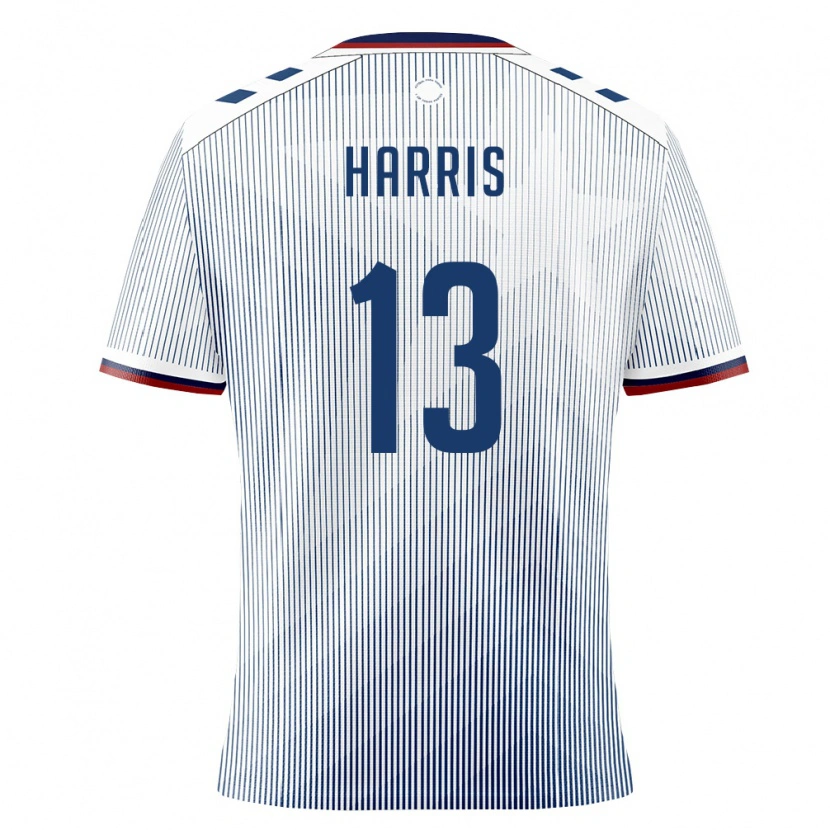 Danxen Mujer Camiseta Puerto Rico Benjamín Harris #13 Azul Real Blanco 2ª Equipación 26-28 La Camisa México