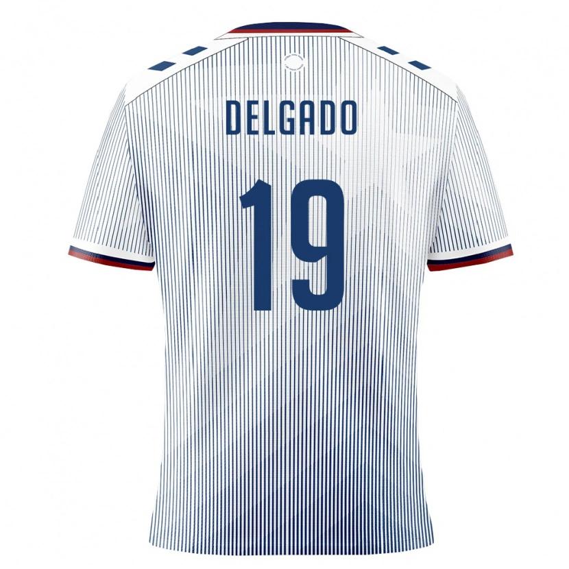 Danxen Mujer Camiseta Puerto Rico Dacian Delgado #19 Azul Real Blanco 2ª Equipación 26-28 La Camisa México