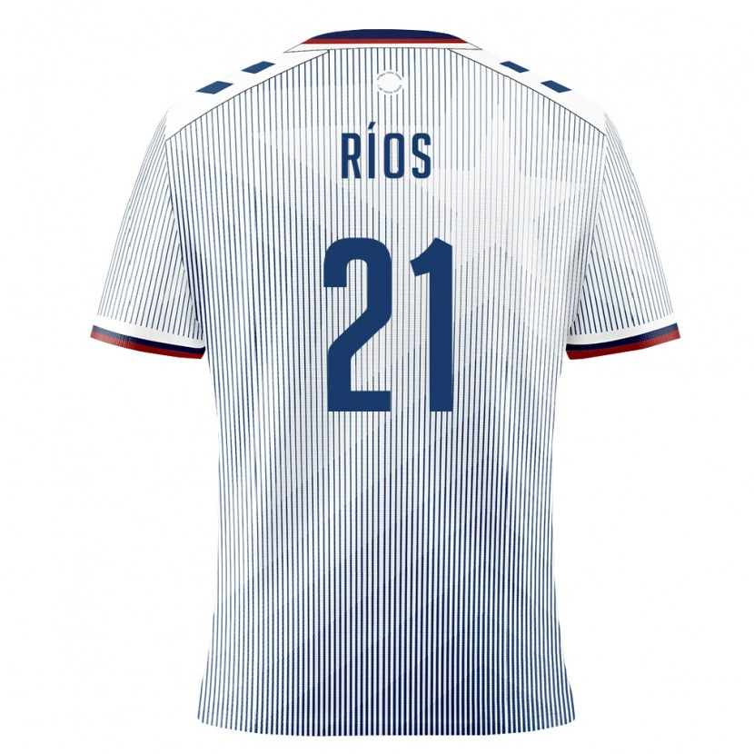 Danxen Mujer Camiseta Puerto Rico Darren Ríos #21 Azul Real Blanco 2ª Equipación 26-28 La Camisa México