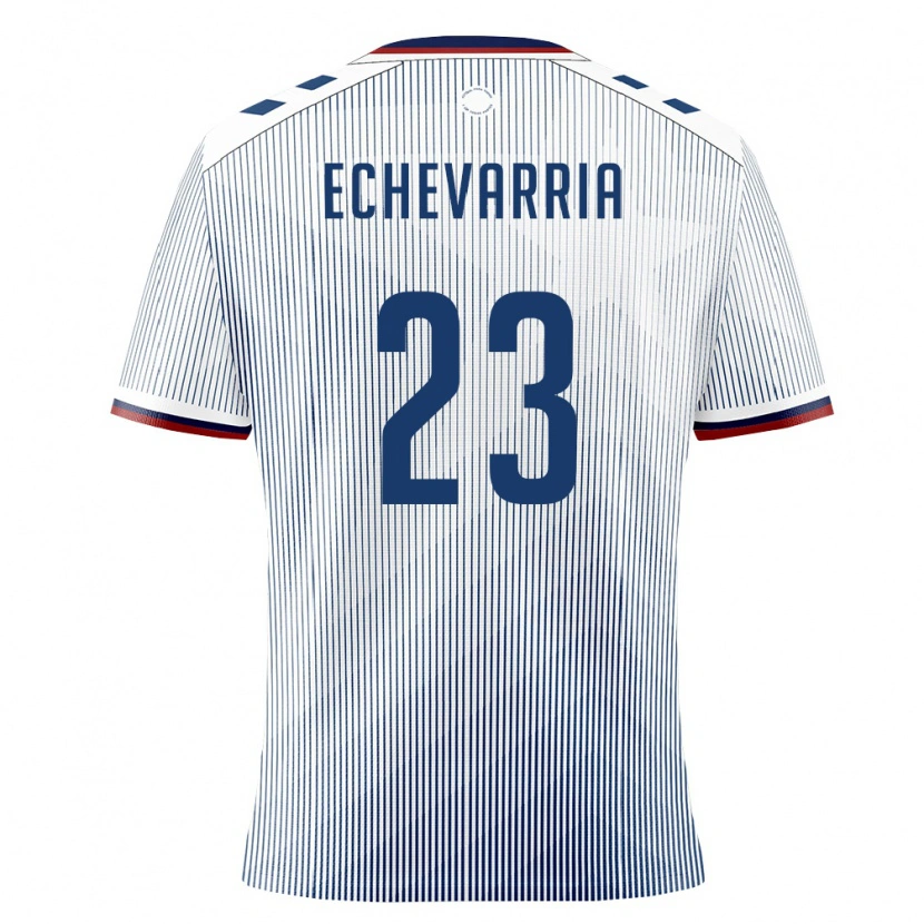 Danxen Mujer Camiseta Puerto Rico Steven Echevarria #23 Azul Real Blanco 2ª Equipación 26-28 La Camisa México