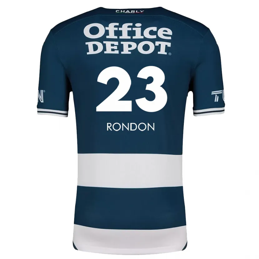 Danxen Niño Camiseta Salomón Rondón #23 Azul Blanco 1ª Equipación 2024/25 La Camisa México