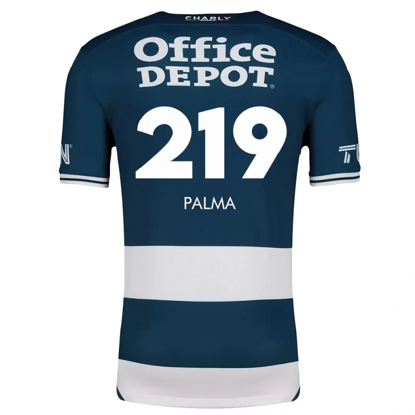 Danxen Niño Camiseta Pablo Palma #219 Azul Blanco 1ª Equipación 2024/25 La Camisa México