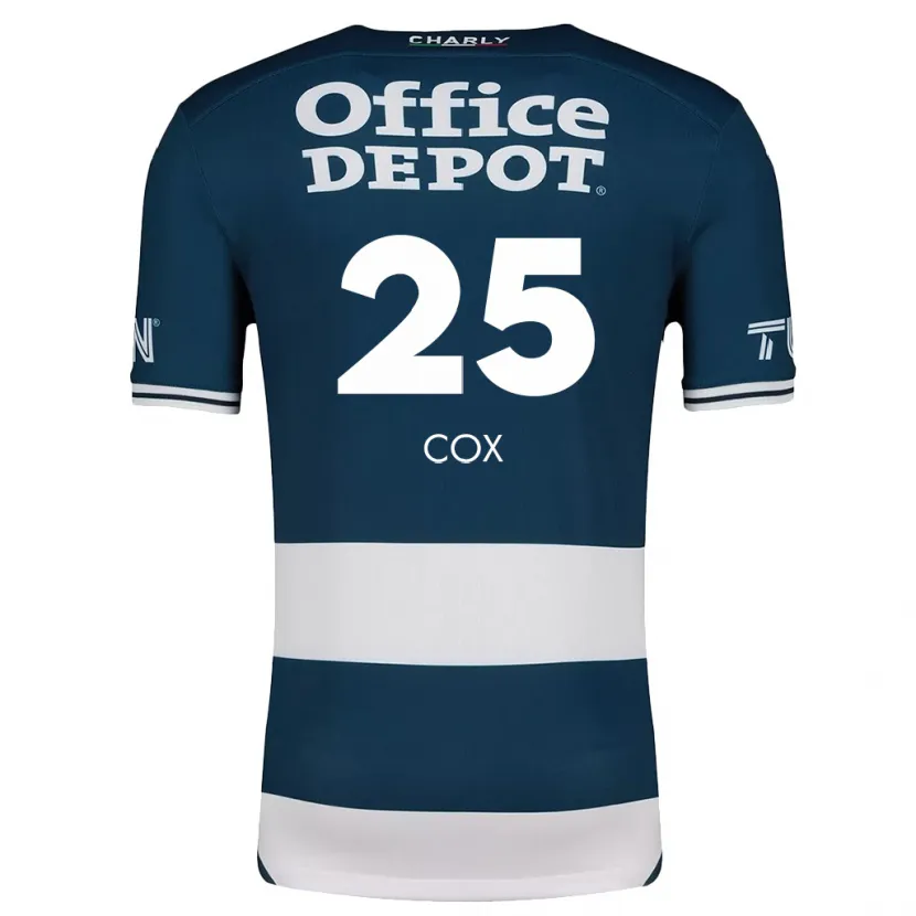 Danxen Niño Camiseta Marta Cox #25 Azul Blanco 1ª Equipación 2024/25 La Camisa México