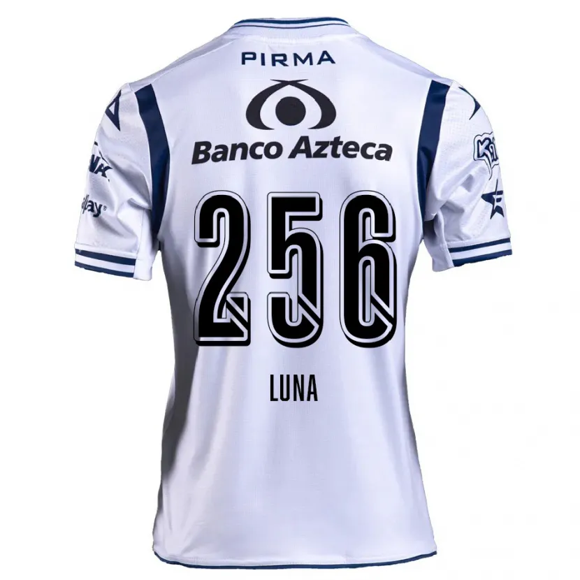 Danxen Niño Camiseta Ángel Luna #256 Blanco Azul Marino 1ª Equipación 2024/25 La Camisa México