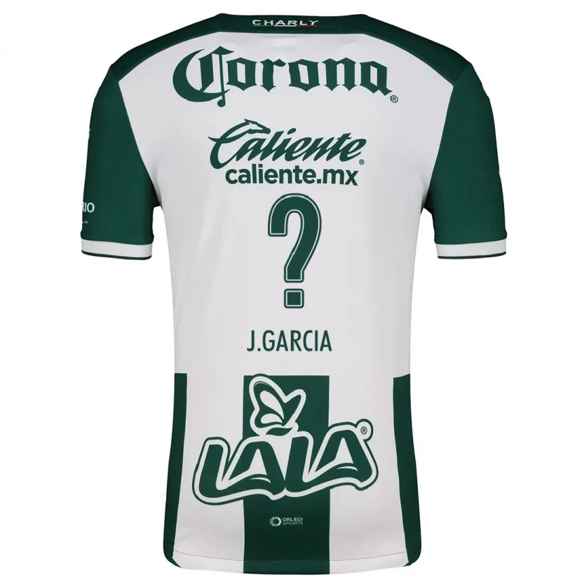 Danxen Niño Camiseta Joel García #0 Verde Blanco 1ª Equipación 2024/25 La Camisa México
