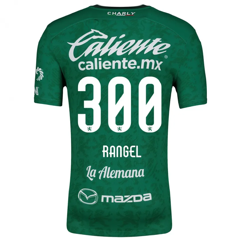 Danxen Niño Camiseta Luis Rangel #300 Verde Blanco 1ª Equipación 2024/25 La Camisa México