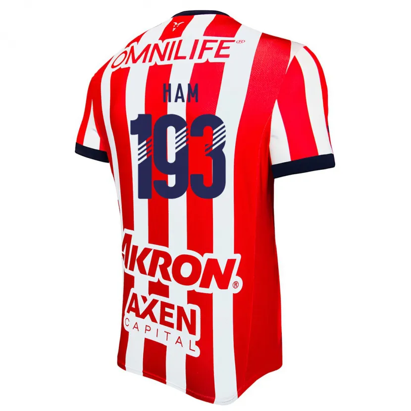 Danxen Niño Camiseta Marioni Ham #193 Rojo Blanco Azul 1ª Equipación 2024/25 La Camisa México
