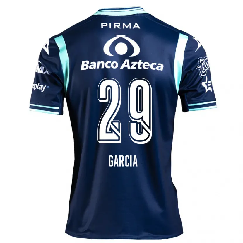 Danxen Niño Camiseta Emiliano García #29 Azul Marino 2ª Equipación 2024/25 La Camisa México