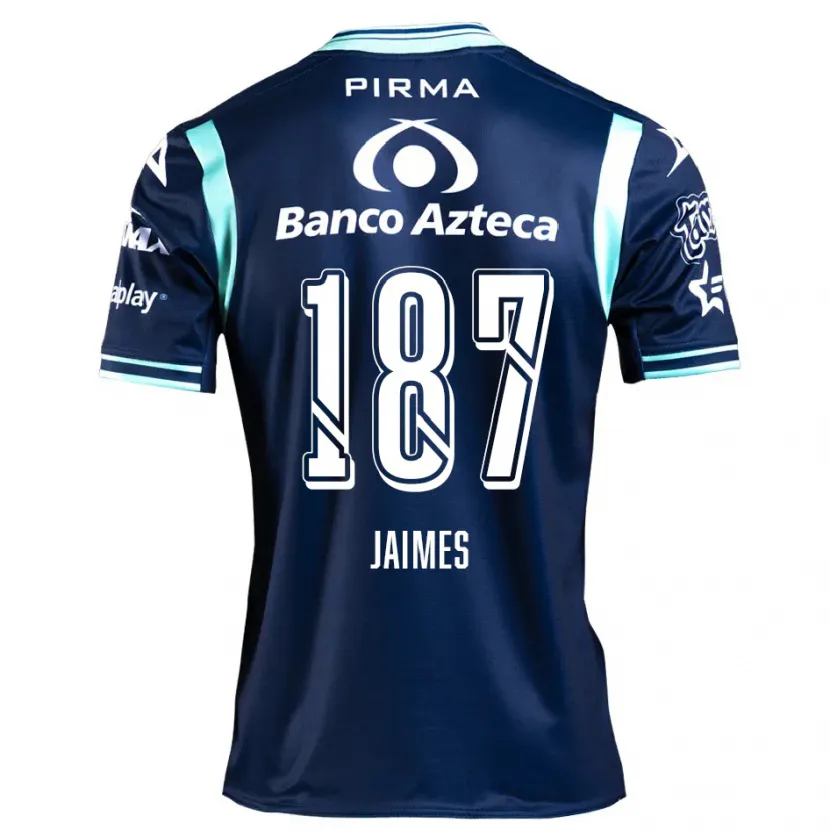Danxen Niño Camiseta Tristhan Jaimes #187 Azul Marino 2ª Equipación 2024/25 La Camisa México