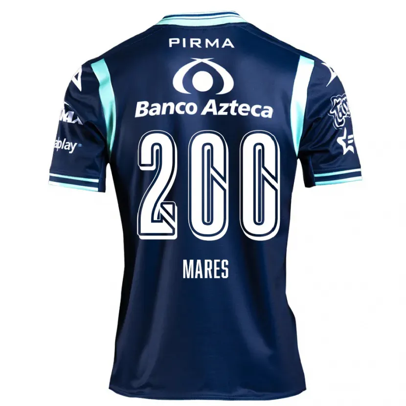 Danxen Niño Camiseta Cristian Mares #200 Azul Marino 2ª Equipación 2024/25 La Camisa México