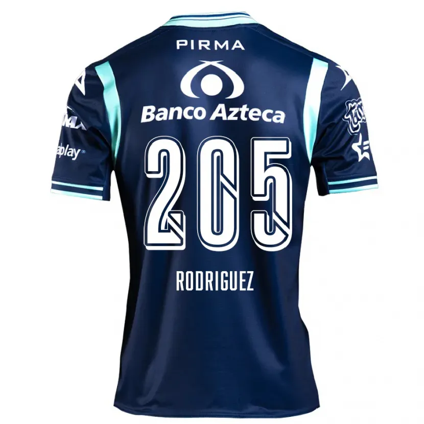 Danxen Niño Camiseta Alberto Rodríguez #205 Azul Marino 2ª Equipación 2024/25 La Camisa México