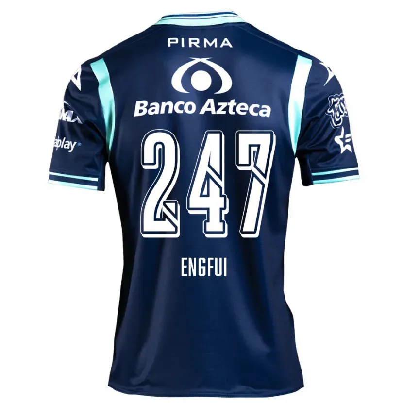 Danxen Niño Camiseta Emilio Engfui #247 Azul Marino 2ª Equipación 2024/25 La Camisa México