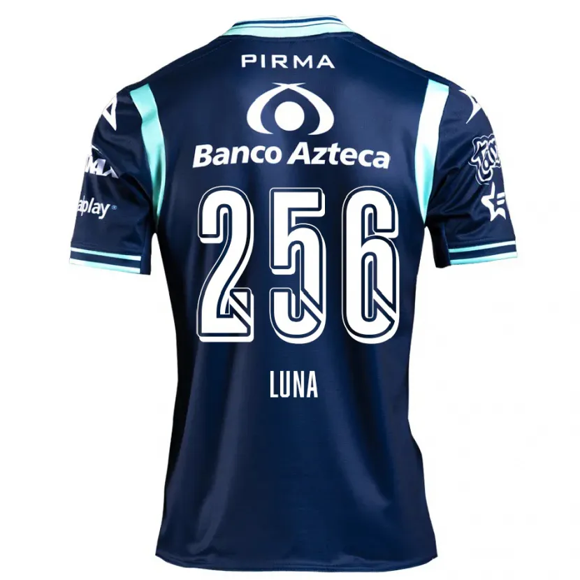 Danxen Niño Camiseta Ángel Luna #256 Azul Marino 2ª Equipación 2024/25 La Camisa México
