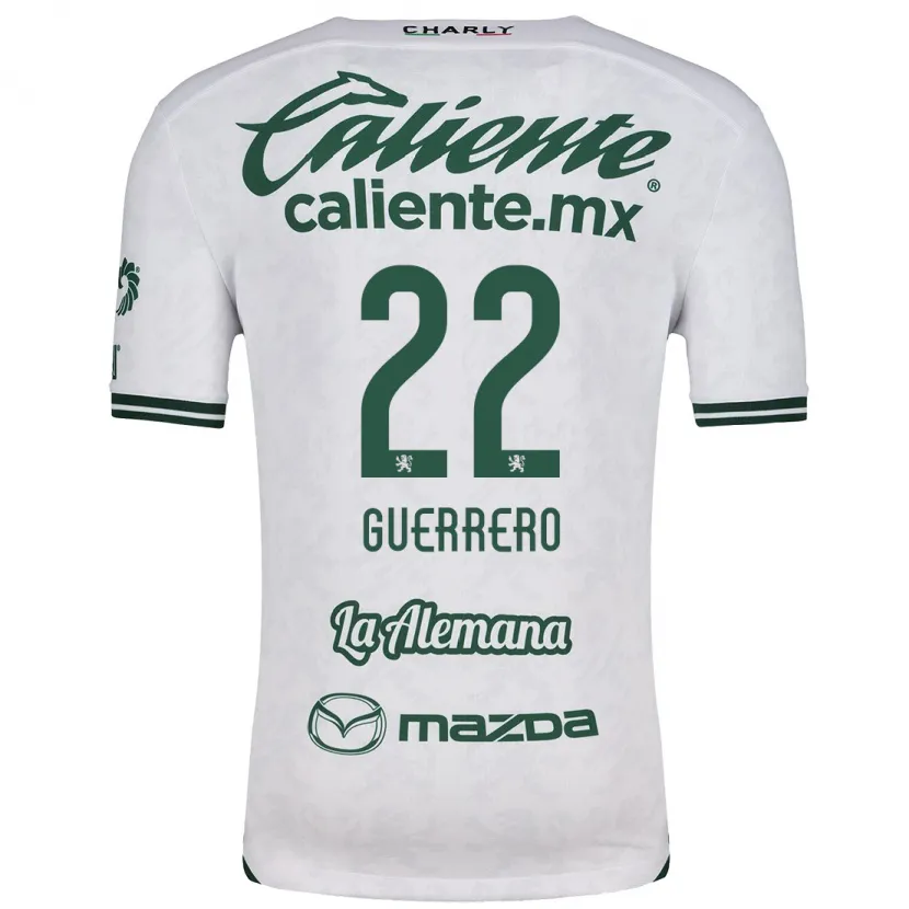Danxen Niño Camiseta África Guerrero #22 Blanco Verde 2ª Equipación 2024/25 La Camisa México