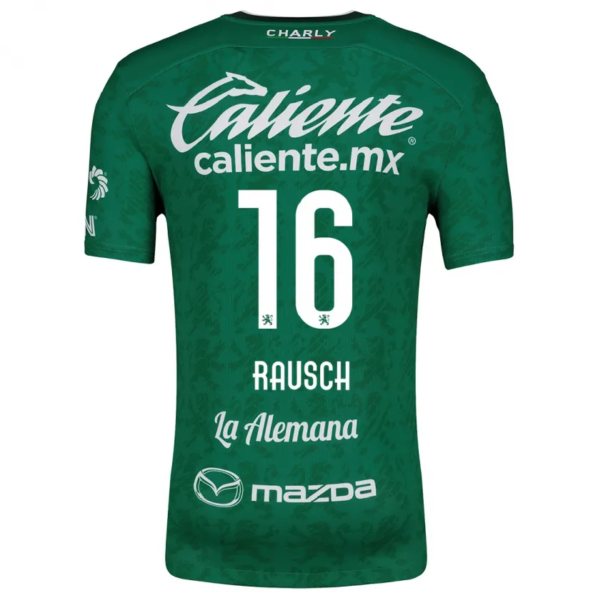 Danxen Hombre Camiseta Mayalu Rausch #16 Verde Blanco 1ª Equipación 2024/25 La Camisa México