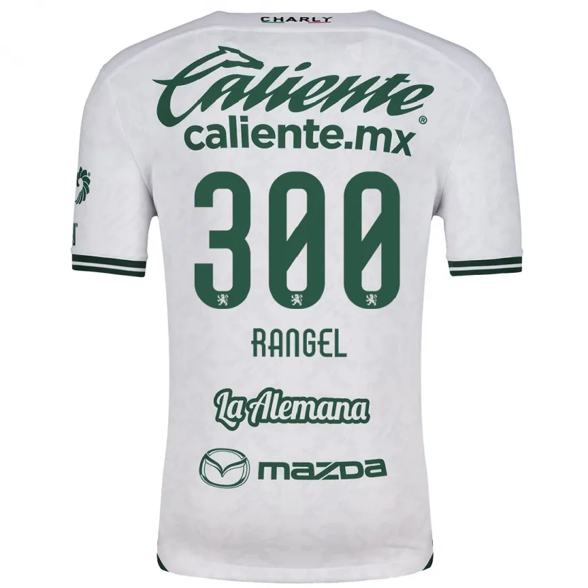 Danxen Hombre Camiseta Luis Rangel #300 Blanco Verde 2ª Equipación 2024/25 La Camisa México